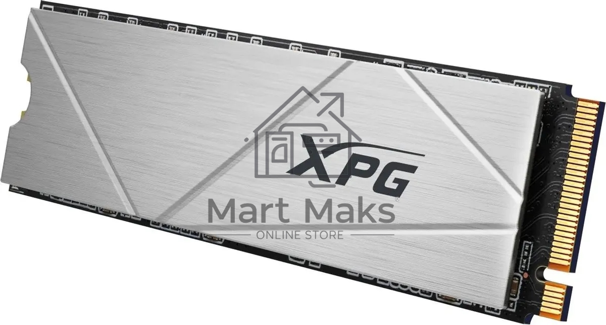 Накопитель SSD ADATA XPG GAMMIX S60, 1Tb, PCIe 4.0 x4, M.2 2280, NVMe, R/W 5000/3200, с радиатором