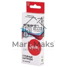 Картридж струйный Sakura 6476B001 (451XL GY) для Canon, серый, 10,2 мл., 350 к.