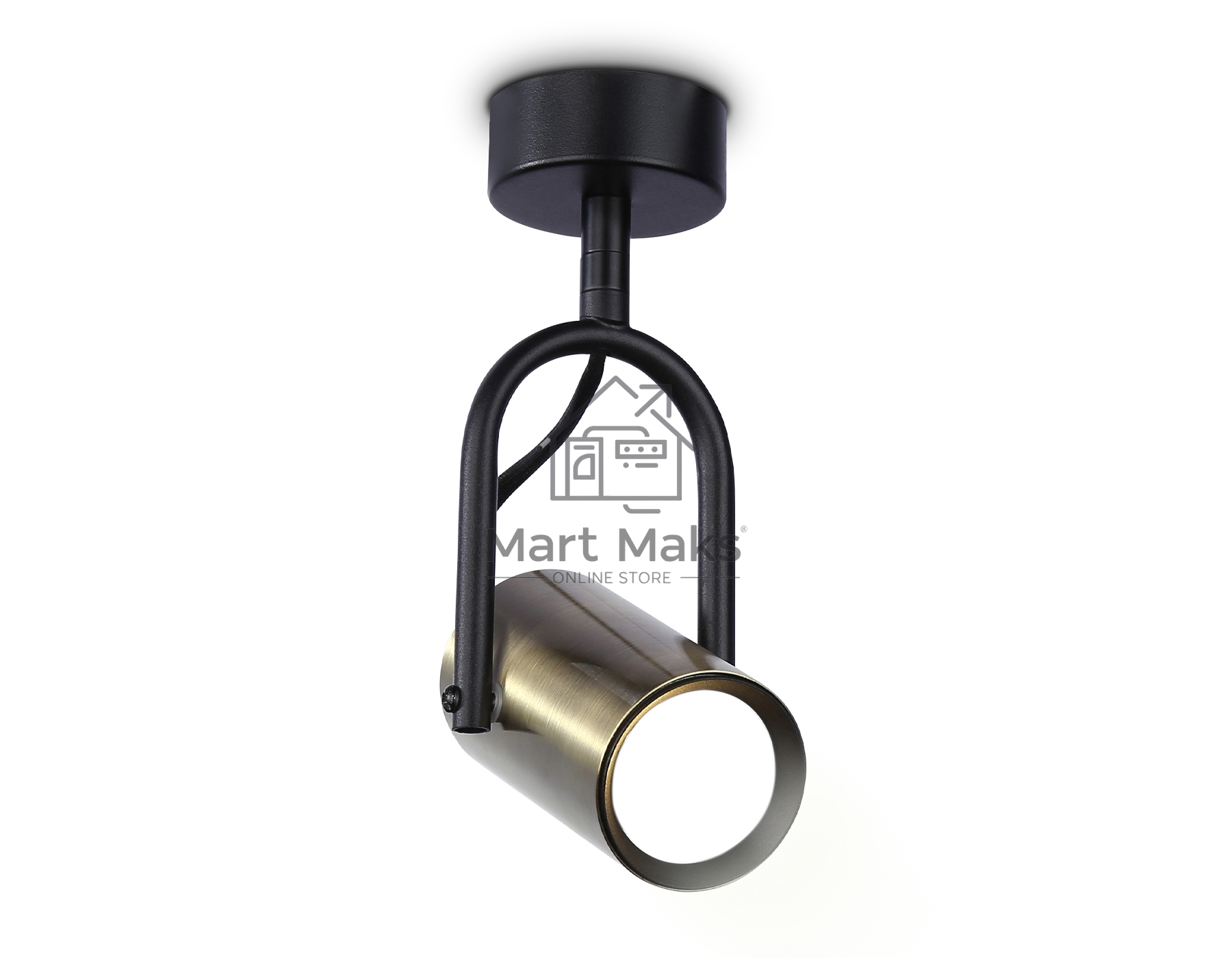 Светильник Ambrella light TA13192 BK/SB черный/бронза GU10 max 12W D55*L100*H200