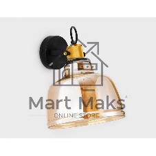 Светильник Ambrella light TR3521 SB/TI бронза/янтарь E27 max 40W 220*280*320