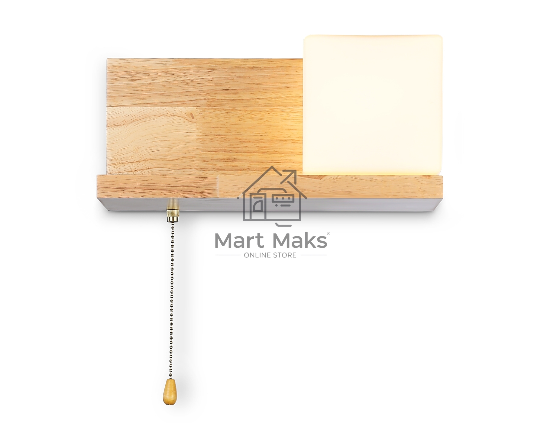 Светильник Ambrella light TR83123 LW/FR светлое дерево/белый матовый E27 max 40W 300*140*140