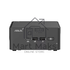 Платформа системного блока Nettop ASUS NUC Model: NUC15CRH, Intel Core 3 Processor 100U, 2xDDR5-5600 SO-DIMM supp, Intel Graphics, Wi-Fi 7, BT v5.4, 3xUSB 3.2 Gen2, 1xUSB 2.0, 1xUSB 3.2 Gen2 Type-C + 2xT-bolt (incl. DP 2.1 and USB4), 2xHDMI 2.1, 1xRJ45 LAN, 1xDC-in, Supp:128Gb~8TB M.2 2280 NVMePCIe5.0 x 4 SSD or 128Gb~8TB M.2 2280 NVMePCIe4.0x4 SSD+128Gb~2TB M.2 2242 NVMePCIe4.0x4 SSD, 19VDC, 6.32A, 120W Adapter, W/O OS, ASUS LOGO, черный