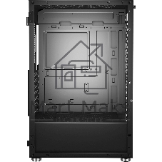 Компьютерный корпус Bloody BD-CC114 черный без БП ATX 8x120мм 1xUSB 2.0 1xUSB 3.0 audio bott PSU