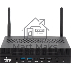 Неттоп IRU Tactio 310H6ITF i3 14100 (3.5) 8Gb SSD256Gb UHDG 730 Windows 11 Pro GbitEth WiFi BT 120W черный (RUS) (2176177)