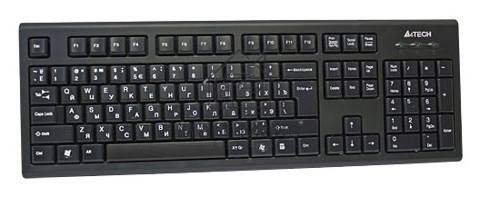 Клавиатура A4Tech KR-85 проводная USB черный