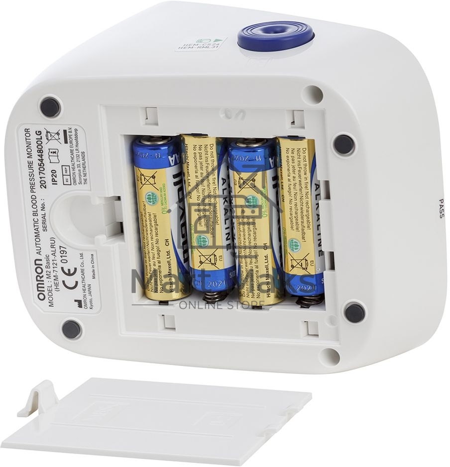 Тонометр OMRON M2 Basic (HEM-7121-ARU) с адаптером