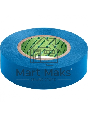 Изолента Сибртех ПВХ, 15 мм х 10 м, 130 мкм, синяя Изолента Сибртех ПВХ, 15 мм х 10 м, 130 мкм, синяя