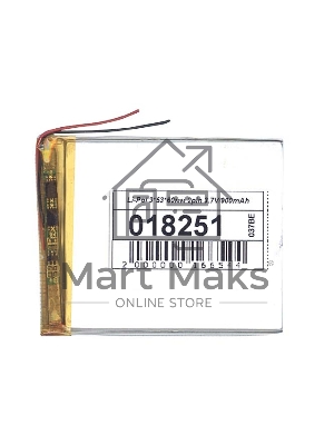 Аккумулятор Li-Pol (батарея) 3*53*60мм 2pin 3.7V/900mAh