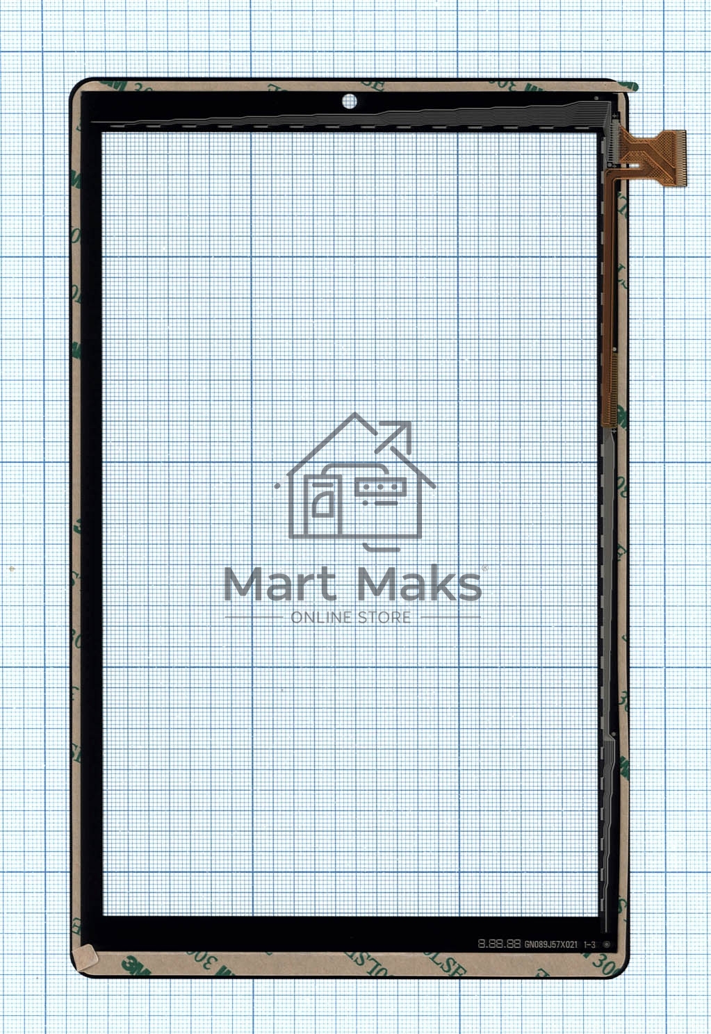 Сенсорное стекло (тачскрин) BQ 9055L, черное