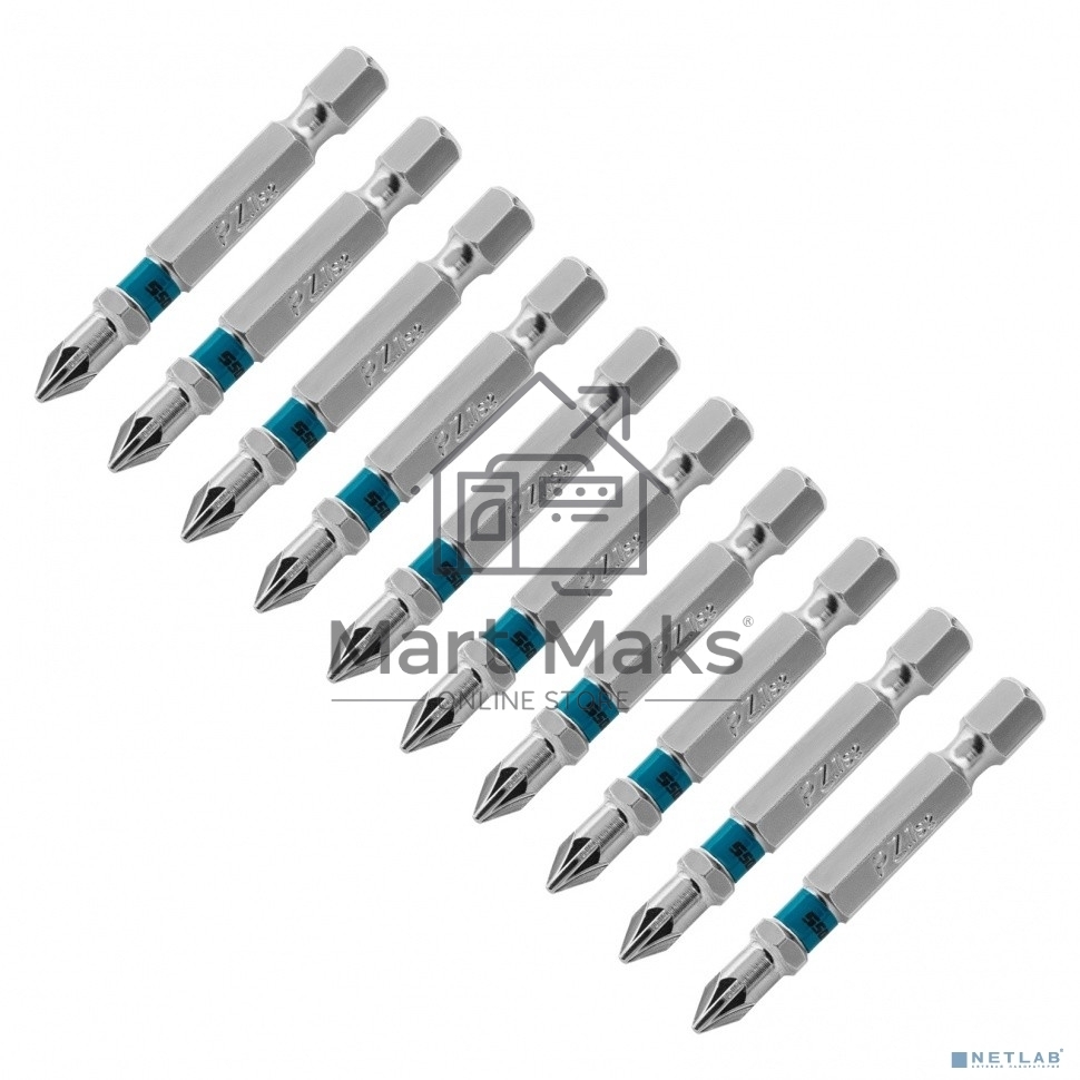 Набор бит GROSS 11344pz1х50 сталь s2 10шт