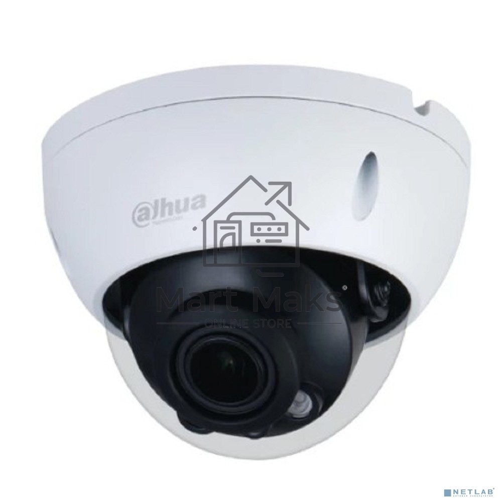 Купольная IP-видеокамера DAHUA DH-IPC-HDBW1431RP-ZS-S4 4Мп, 1/3” CMOS, моторизованный объектив 2.8~12мм, ИК-подсветка до 40м, IP67, IK10, корпус: металл