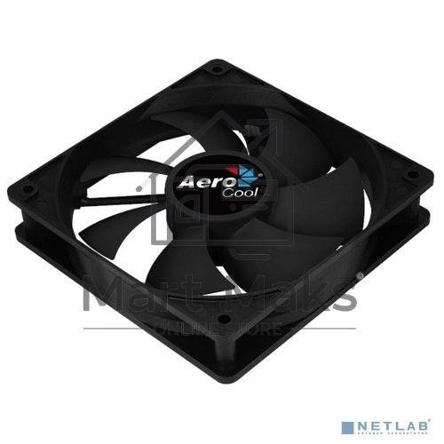 Вентилятор для корпуса Aerocool/Formula Force 12 PWM черный, 120 мм, 1500 об/мин, 27.5 дБ, 4 pin