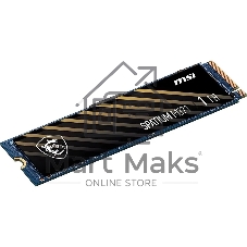 Накопитель SSD MSI Spatium M371, 1ТБ, M.2 2280, PCIe 3.0 x4, NVMe, M.2