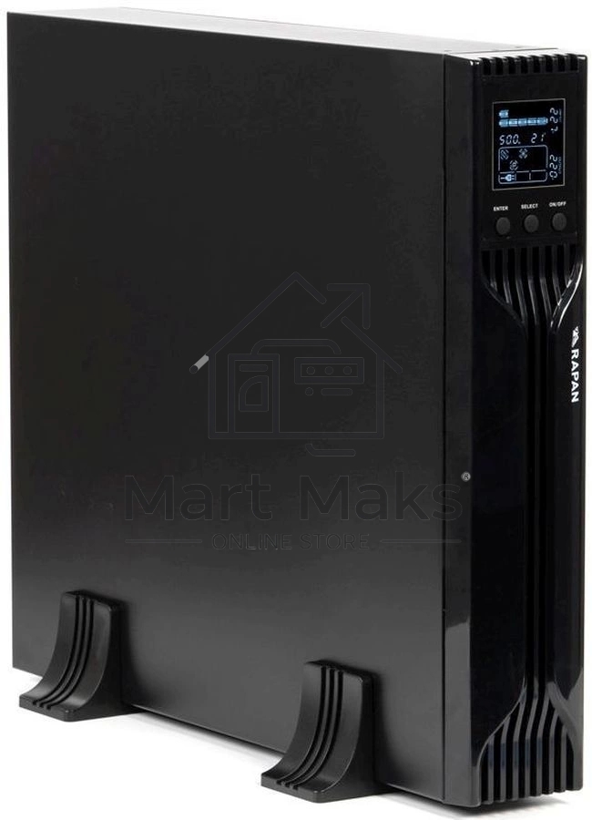 Источник бесперебойного питания Бастион RAPAN-UPS 3000-RACK-IN-4X9 Line-interactive, 3000ВА/2100Вт, USB, 2х EURO, АКБ 4x 9Ah, подкл АКБ блоков (8938)