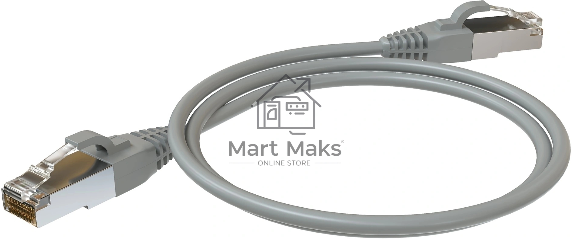 Патч-корд Sysmatrix PC 4545.5ES26.1LSZHGY F/UTP RJ-45 вил.-вилка RJ-45 кат.5E 1м серый LSZH