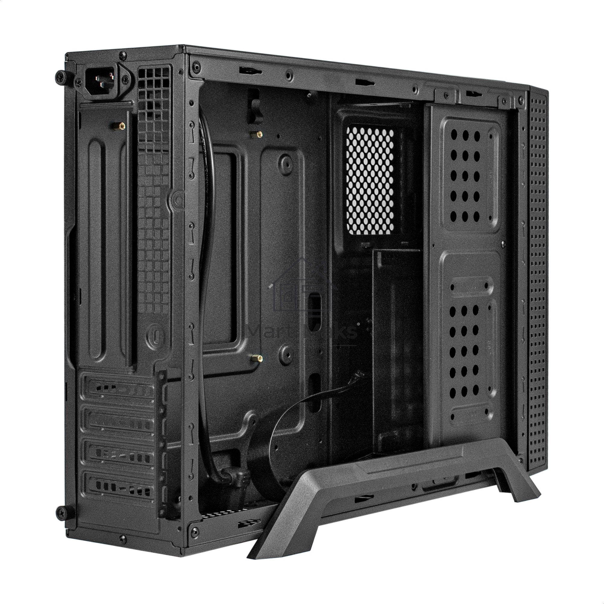 Компьютерный корпус Desktop ExeGate MI-307U2 (mini-ITX/mATX, без БП, 2хUSB+2хUSB 3.0, HD аудио, черный)