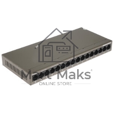 Коммутатор Tenda TEG1016M неуправляемый 16-портовыйGigabit Ethernet