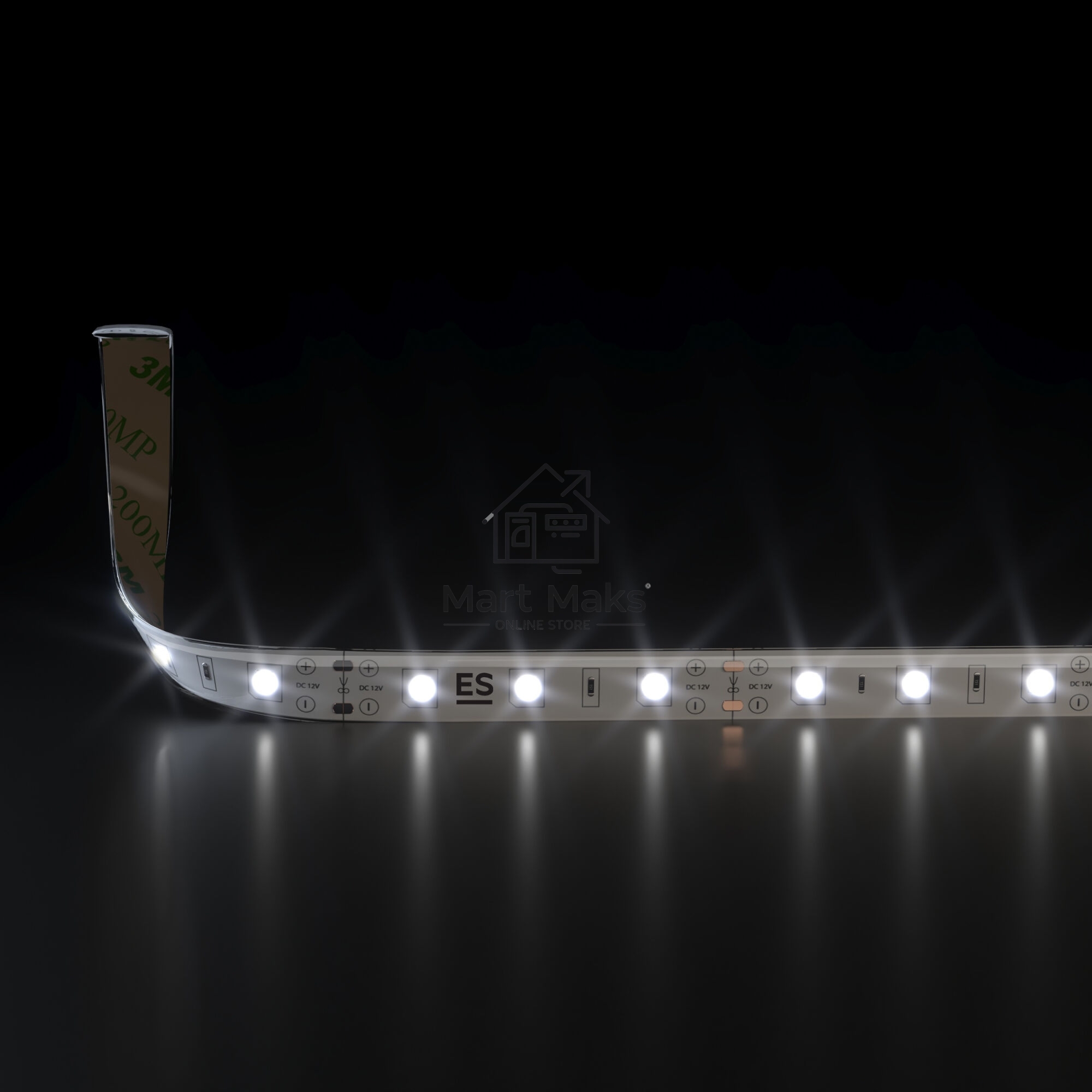 Лента светодиодная 2835 12V 60Led 4,8W IP65 / 60Led 4,8W IP65 4200K дневной белый