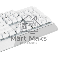 Клавиатура проводная MSI Vigor GK30 белый USB Multimedia for gamer LED (подставка для запястий)