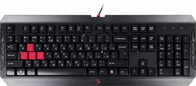 Клавиатура A4Tech Bloody Q100 проводная USB черный
