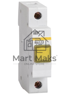 Лампа сигнальная ЛС-47М жел. ИЭК MLS20-230-K05