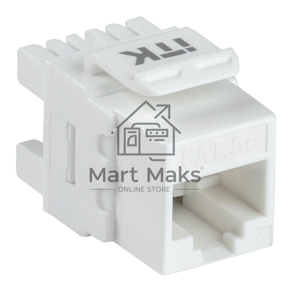 Модуль Keystone Jack кат. 5E UTP 110 IDC 180 град. CS1-1C5EU-12 ITK