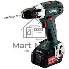 Дрель-шуруповерт Metabo BS 18 LT, 18 В, 4 Ач, 60 Нм, бесщеточный