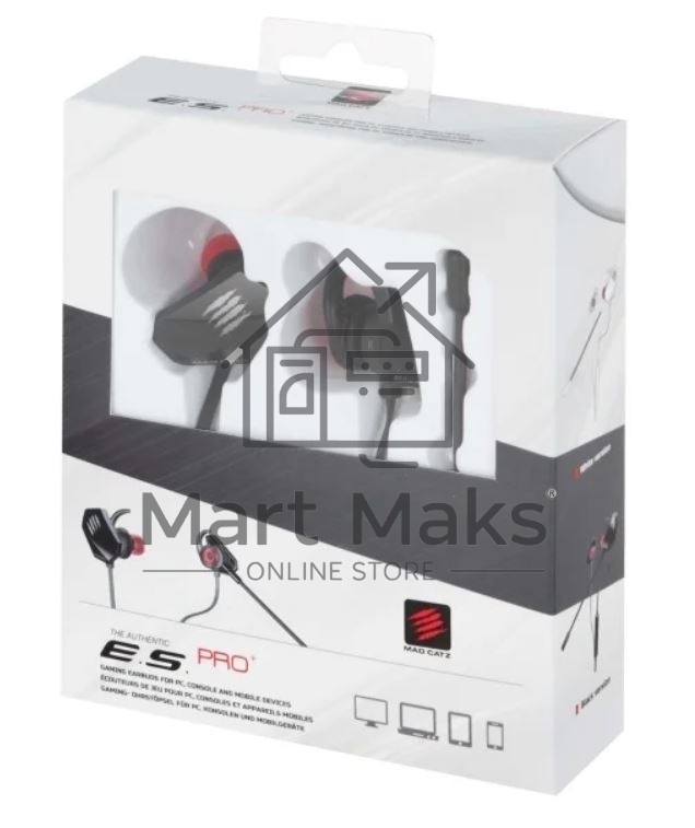 Наушники игровые мобильные Mad Catz E.S. PRO+ черный