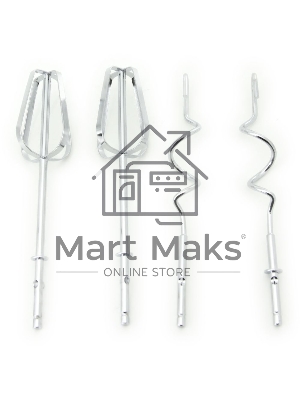 Миксер SUPRA MXS-530 с чашей. 500 Вт. Режим Турбо. 5 скоростей. Две насадки: для взбивания яиц и крема и для замеса тяжелого теста. белый