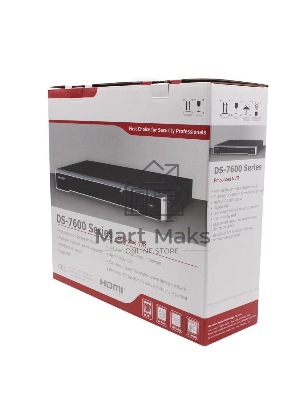 Видеорегистратор Hikvision DS-7608NI-K2