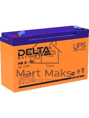 Батарея Delta HR 6-15 (6V 15Ah)