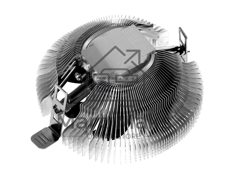 Кулер Cooler ID-Cooling DK-01S серебристый/черный 80мм алюминий 2200rpm 24db 3-pin 65W