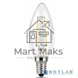 Светодиодная лампа GAUSS 103801107 LED Filament Свеча E14 7W 550lm 2700К 1/10/50