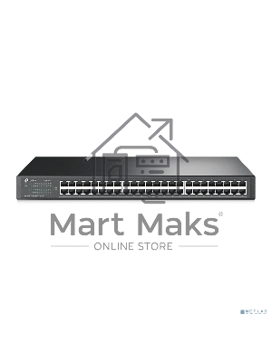Коммутатор TP-Link SMB TL-SF1048 48-port 10/100M Switch, 48 10/100M RJ45 ports, 1U 19-inch rack-mountable steel case