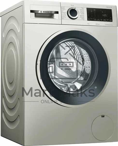 Стиральная машина Bosch Serie 4 WGA2440XME серебристый, загрузка фронтальная 9 кг, 1400 об/мин., класс: А+++