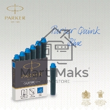 Картридж Parker Quink Z17 Mini (CW1950409) синие чернила, для ручек перьевых (6шт)