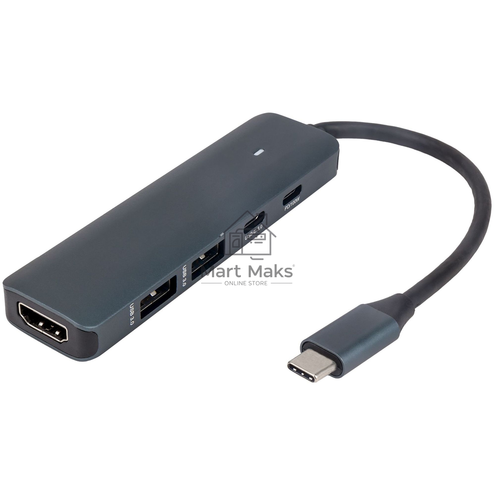 Док-станция HIPER Docking station USB-C HUB 5in1 HP-DS5-03
