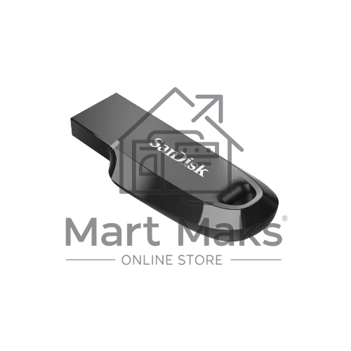 Флешка USB R/W 256GB SanDisk CZ550 Ultra Curve, USB 3.2 Black