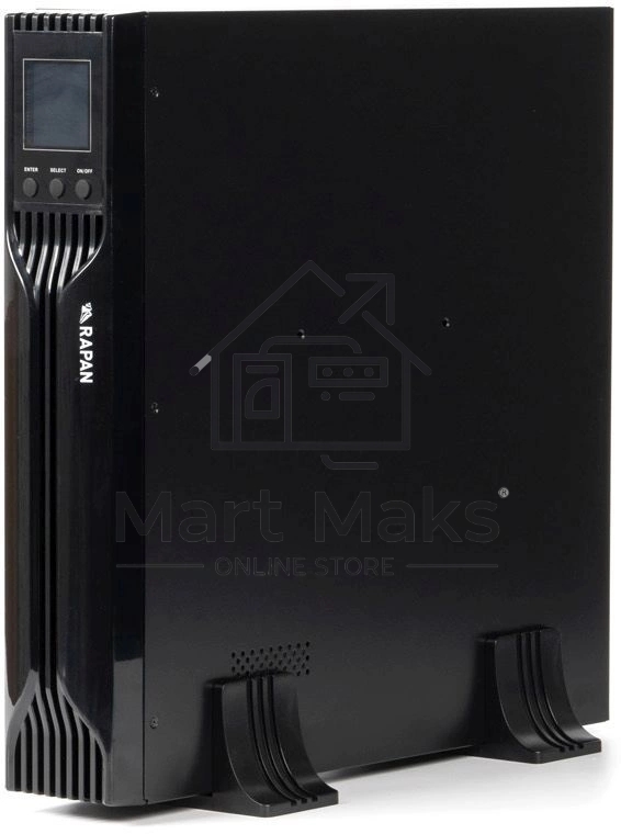 Источник бесперебойного питания Бастион RAPAN-UPS 3000-RACK-IN-4X9 Line-interactive, 3000ВА/2100Вт, USB, 2х EURO, АКБ 4x 9Ah, подкл АКБ блоков (8938)