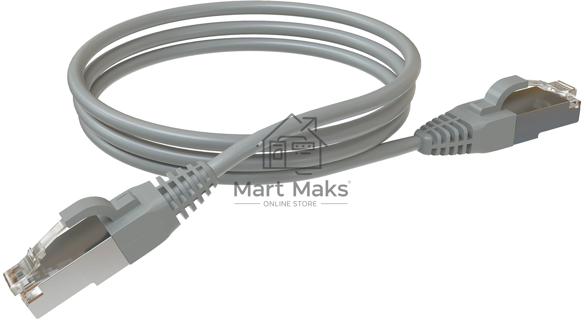 Патч-корд Sysmatrix PC 4545.5ES26.2LSZHGY F/UTP RJ-45 вил.-вилка RJ-45 кат.5E 2м серый LSZH