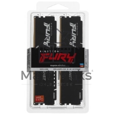 Оперативная память Kingston Fury Beast, DDR5, 32GB (1x32 GB), 6000 MHz, CL36, DIMM, радиатор, черный