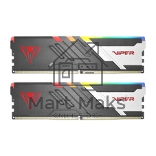 Оперативная память Patriot Viper Venom, DDR5, 32GB (2x16GB), 5600MHz, CL36, DIMM, с радиаторами, RGB, черный