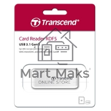 Кард-ридер Transcend RDF5/черный/microSD/microSDHC/microSDXC/SD/USB 3.0/пластик