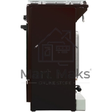 Плита газовая De Luxe 5040.32Г (КР) ЧР 014 коричневый, конфорок 4 шт, духовка 46 л, 50 см x 85 см x 50 см