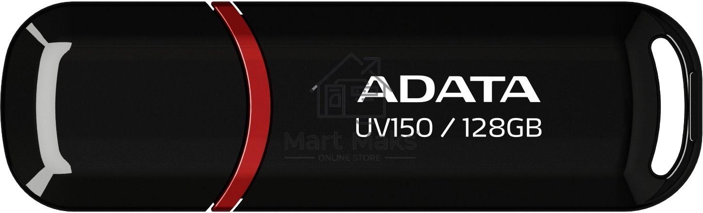 Флешка USB R/W R/W ADATA 128GB ADATA UV150, USB 3.0, черный