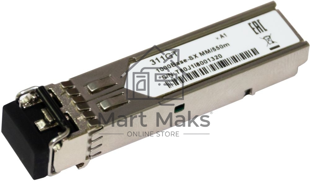 Трансивер D-Link 311GT/A1A SFP-трансивер с 1 портом 1000Base-SX для многомодового оптического кабеля (до 550 м)