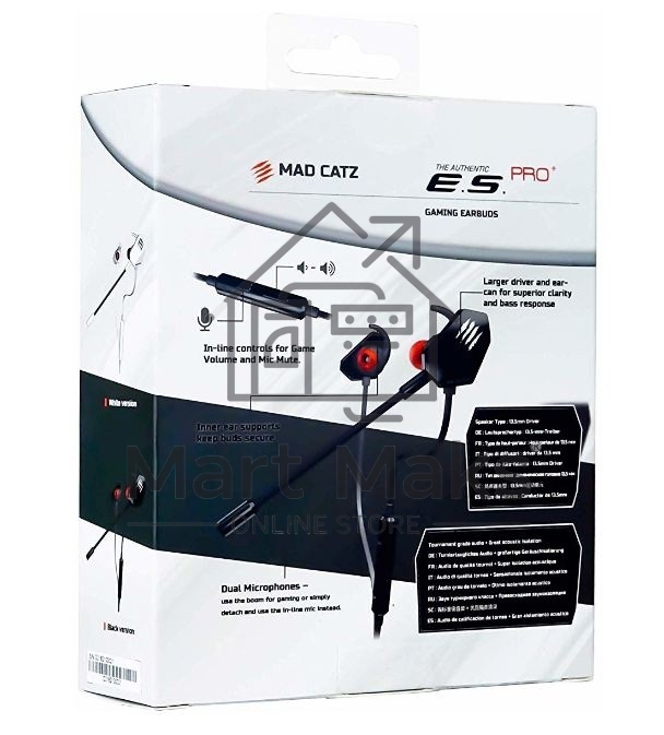 Наушники игровые мобильные Mad Catz E.S. PRO+ черный