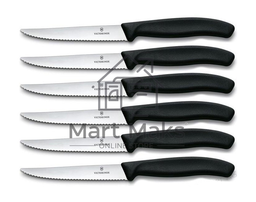 Набор Victorinox кухонный, 6 предметов, черный