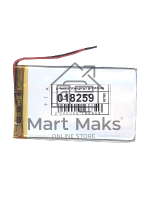 Аккумулятор Li-Pol (батарея) 3*50*83мм 2pin 3.7V/1500mAh