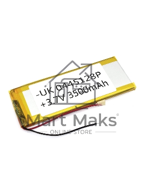 Аккумулятор Li-Pol (батарея) 4*45*128мм 2pin 3.7V/3500mAh